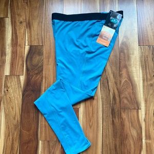 Columbia Women's Midweight Tight Omniwick Teal Leggings Medium NWT